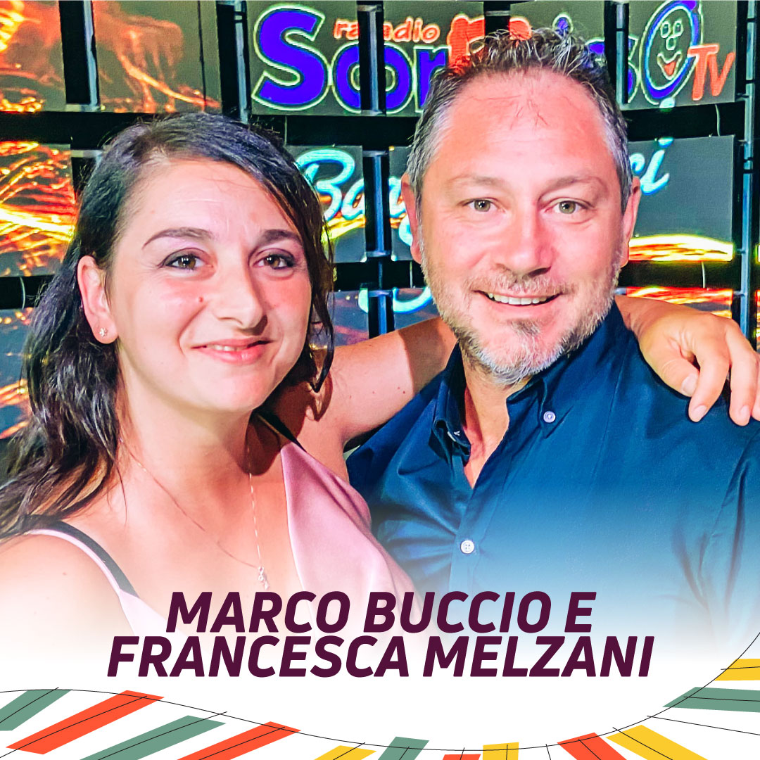 Marco Buccio e Francesca Melzani