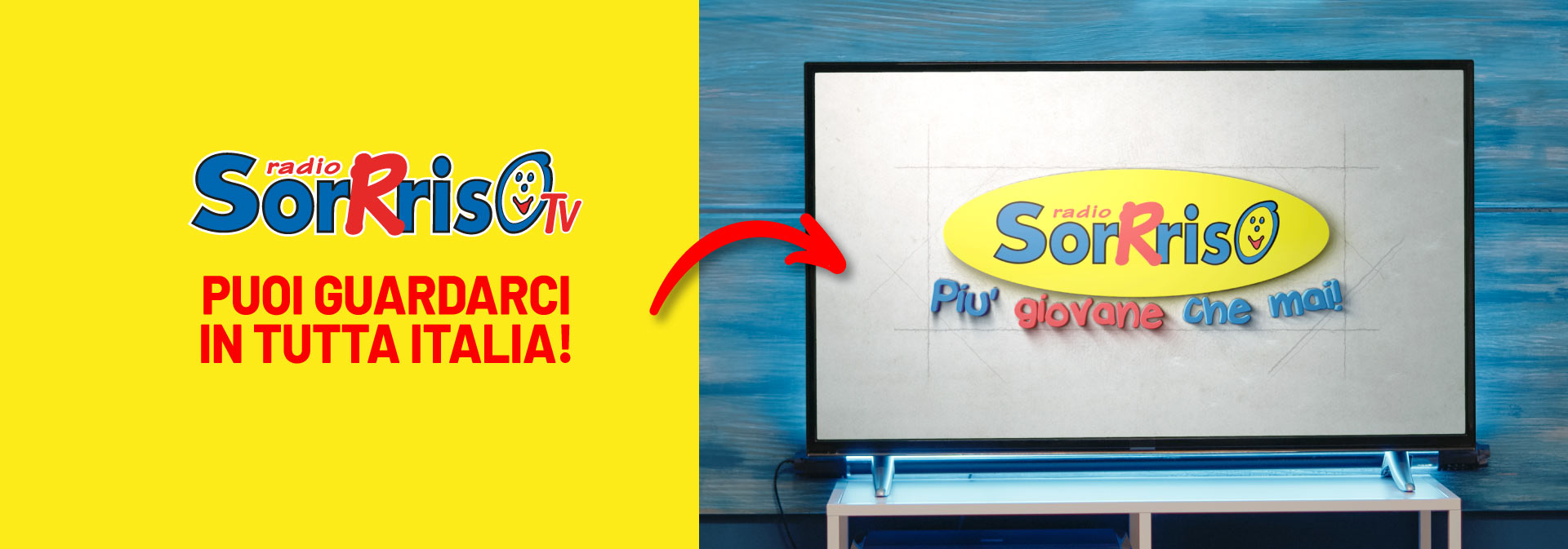 Sorrriso TV - Puoi guardarci in tutta Italia!