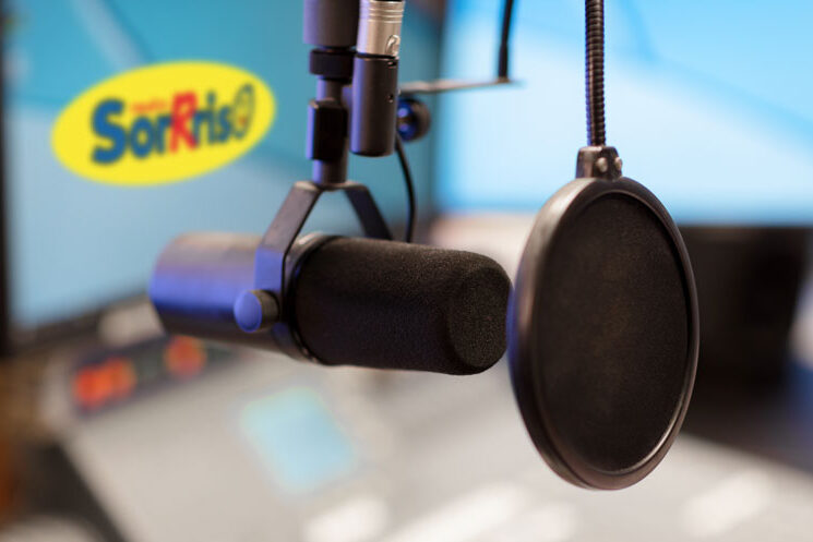 Microfone Radio Sorrriso