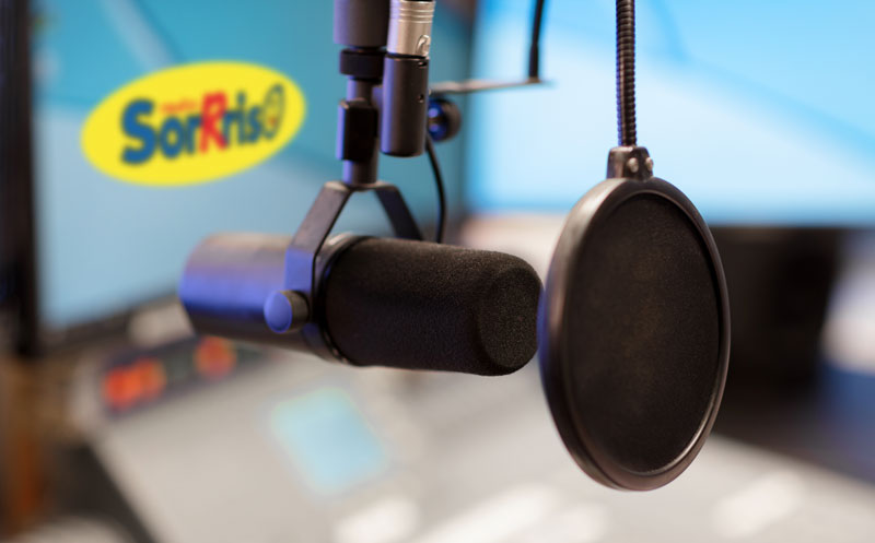 Microfone Radio Sorrriso Microfone Radio Sorrriso