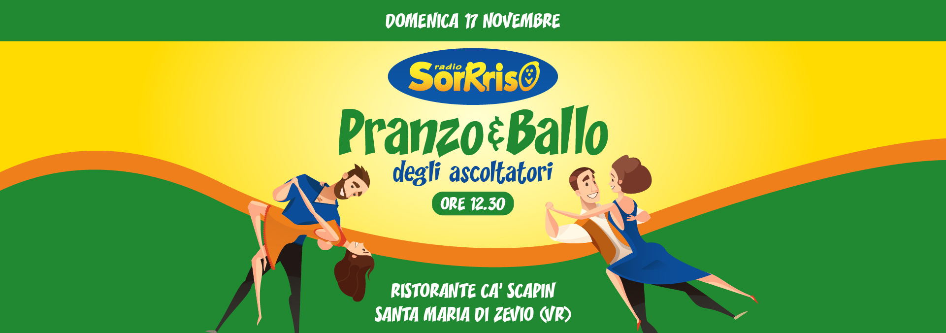 Pranzo degli Ascoltatori - Ristorante Ca' Scapin - Radio Sorrriso