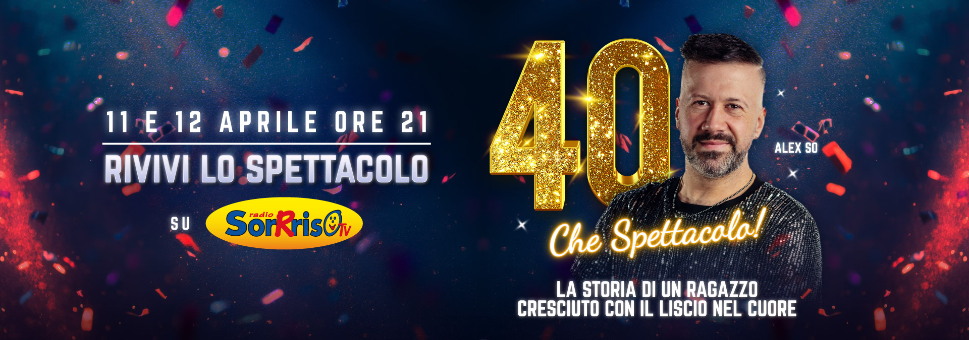 Replica su SorrrisoTV del Compleanno Alex