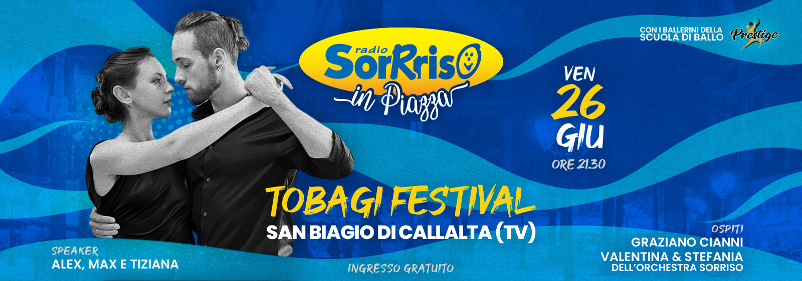 Evento Sorrriso in Piazza @ Tobagi Festival 2026