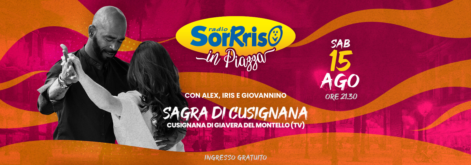 Evento Sorrriso in Piazza @ Sagra di Cusignana