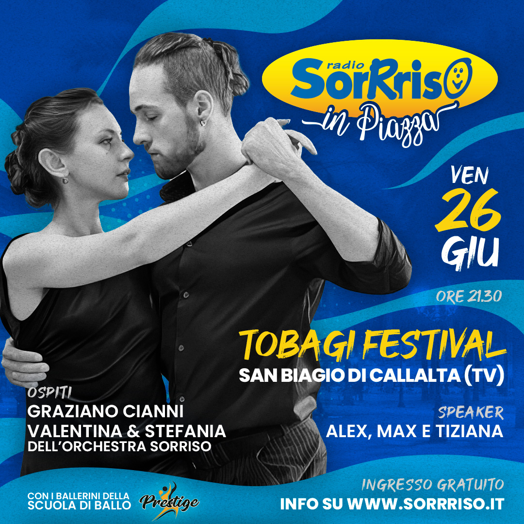 Evento Sorrriso in Piazza @ Tobagi Festival 2026