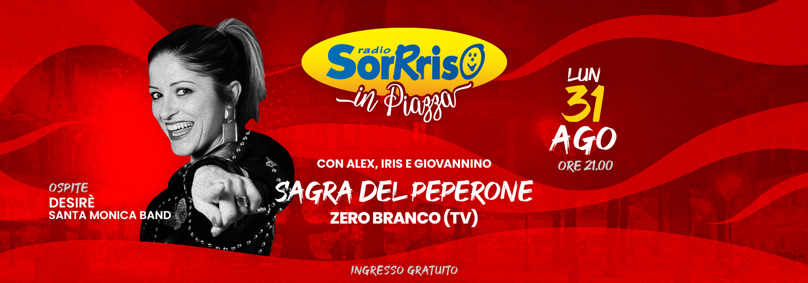Evento Sorrriso in Piazza @ Sagra del Peperone