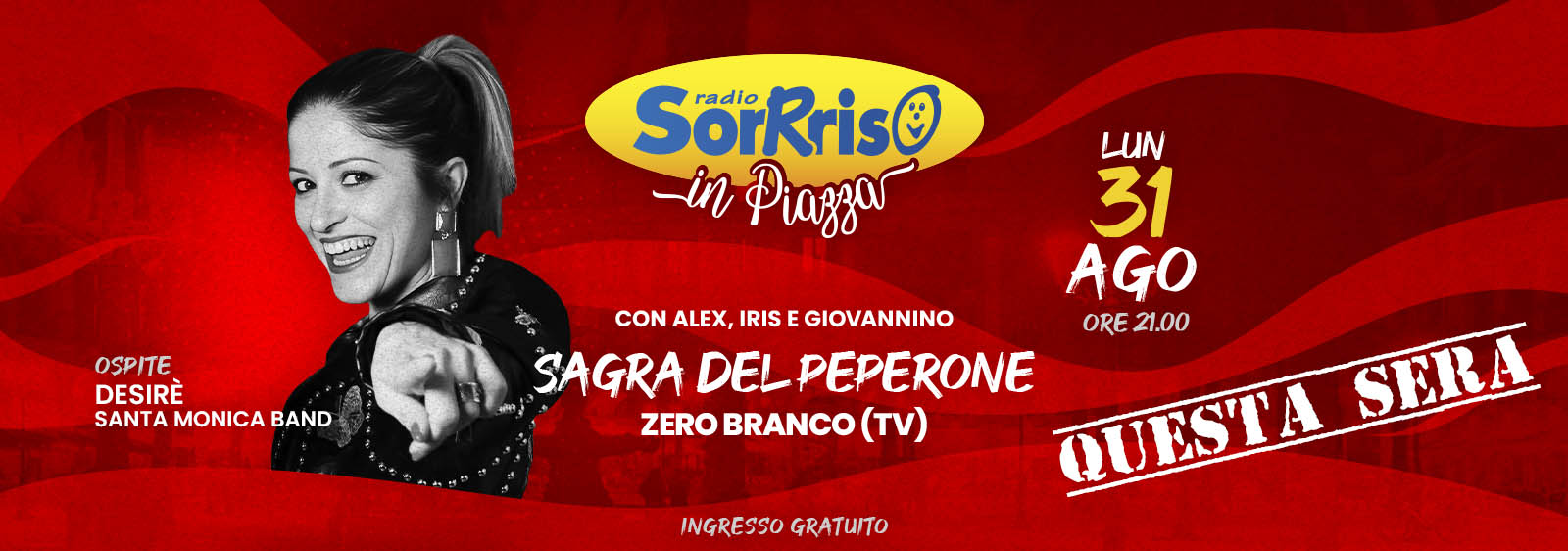Evento Sorrriso in Piazza @ Sagra del Peperone