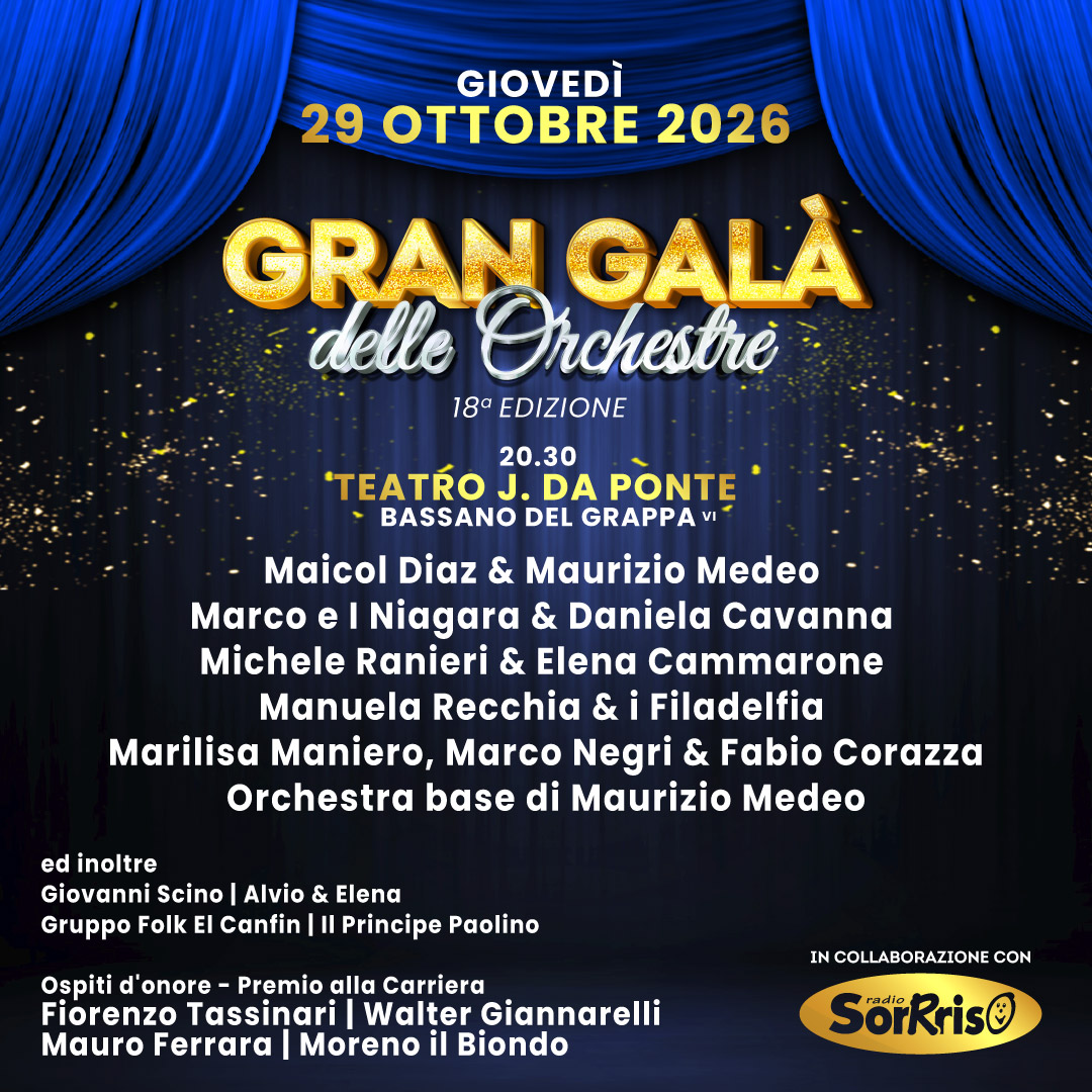 Evento Gran Galà delle Orchestre - 18a edizione